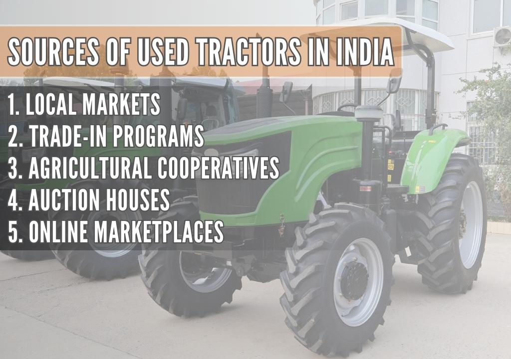 Sources of Used Tractors in India